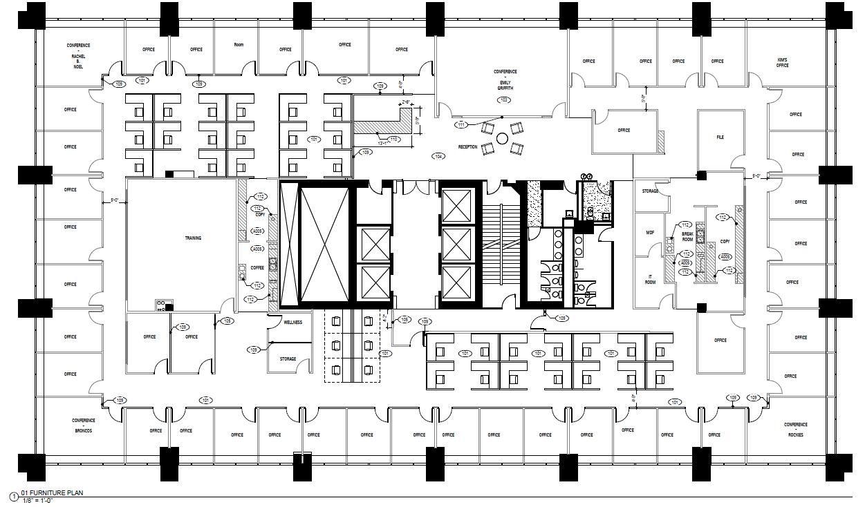 1600 Broadway, Denver, CO for lease Floor Plan- Image 1 of 1