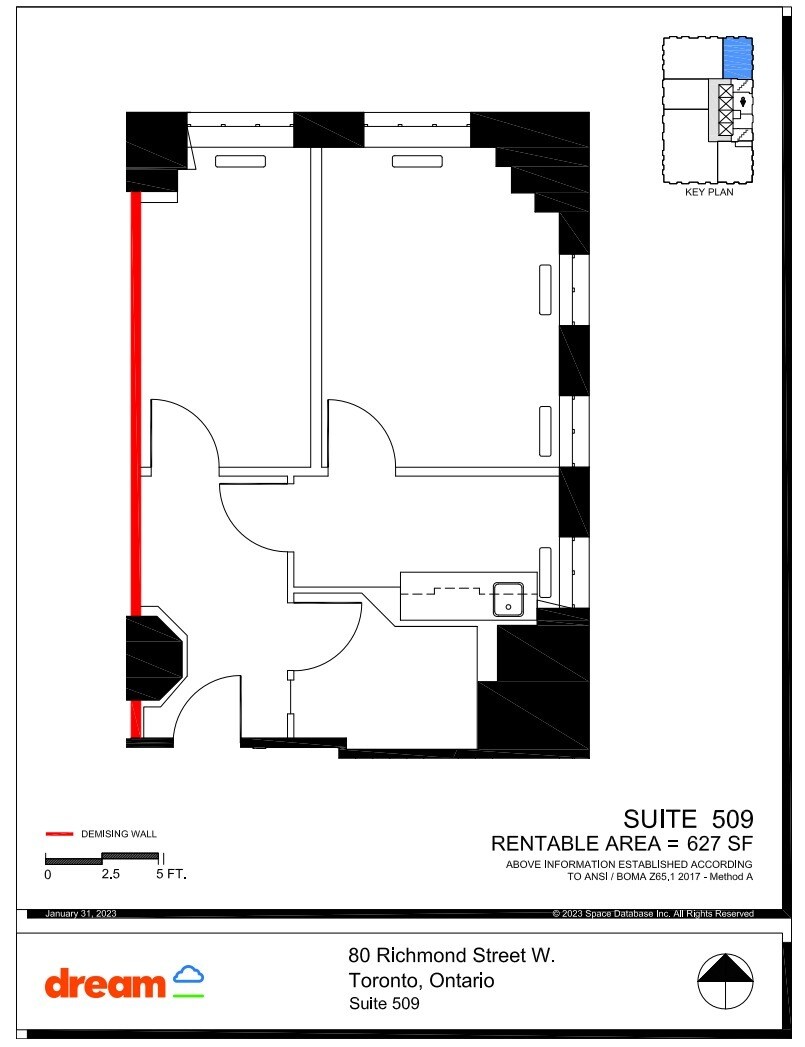 78-80 Richmond St W, Toronto, ON for lease Floor Plan- Image 1 of 1