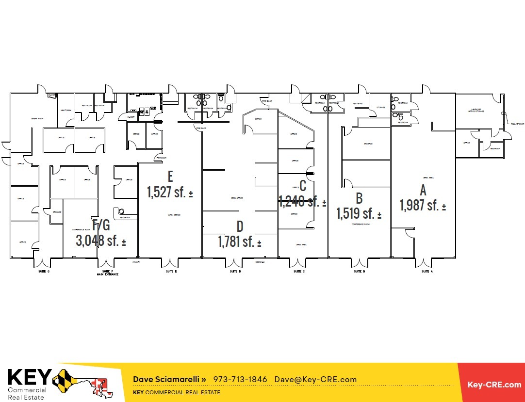 8141 Telegraph Rd, Severn, MD 21144 - Unit A -  - Floor Plan - Image 1 of 1