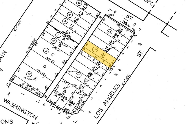 1733 S Los Angeles St, Los Angeles, CA for sale - Plat Map - Image 2 of 5