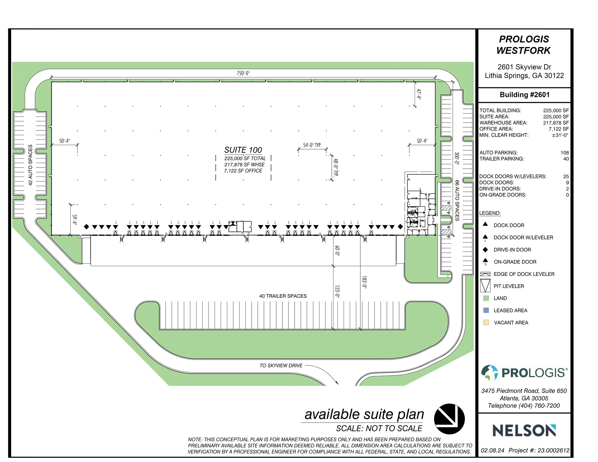 2601 Skyview Dr, Lithia Springs, GA for lease Site Plan- Image 1 of 1