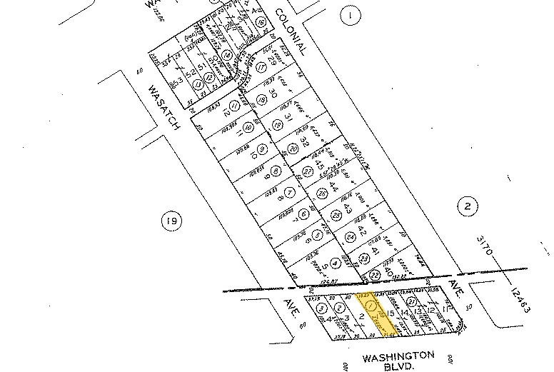 12467 W Washington Blvd, Los Angeles, CA for lease - Plat Map - Image 2 of 10