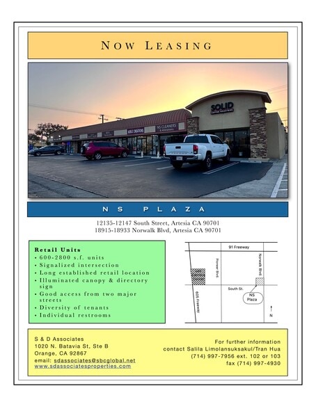 18925 Norwalk Blvd, Artesia, CA for lease - Site Plan - Image 1 of 3