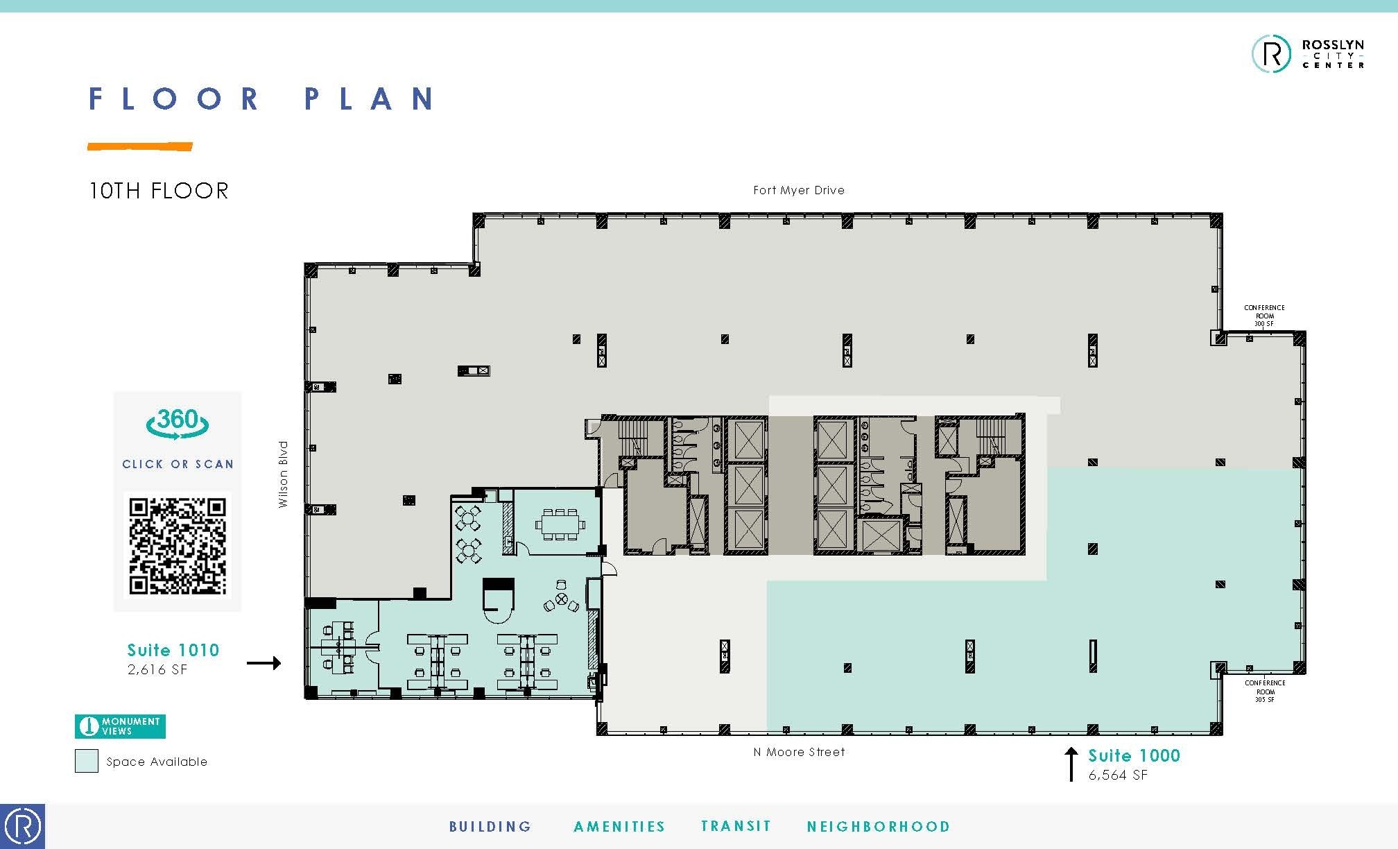 1700 N Moore St, Arlington, VA for lease Floor Plan- Image 1 of 1