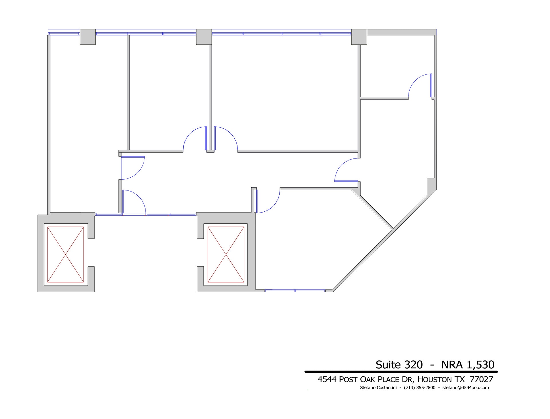 4544 Post Oak Pl, Houston, TX for lease Floor Plan- Image 1 of 1