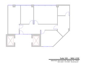 4544 Post Oak Pl, Houston, TX for lease Floor Plan- Image 1 of 1