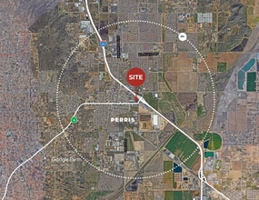 333 Wilkerson Ave, Perris, CA - AERIAL map view