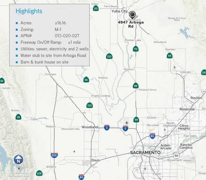 4947 Arboga Rd, Olivehurst, CA for sale - Aerial - Image 2 of 3