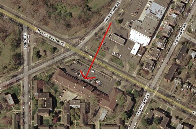 3827-3859 Pennsylvania Ave SE, Washington, DC for lease - Aerial - Image 2 of 7