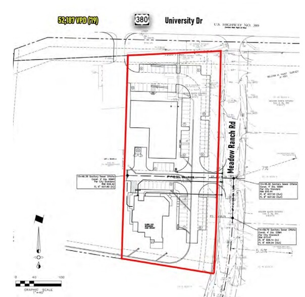 4701 W University Dr, McKinney, TX for sale - Plat Map - Image 3 of 3