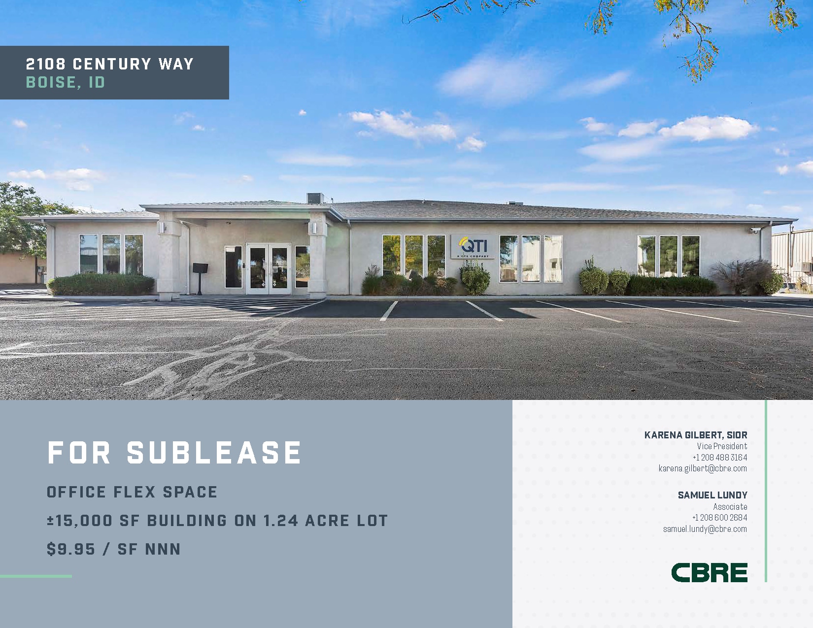 2108 S Century Way, Boise, ID for lease Building Photo- Image 1 of 3