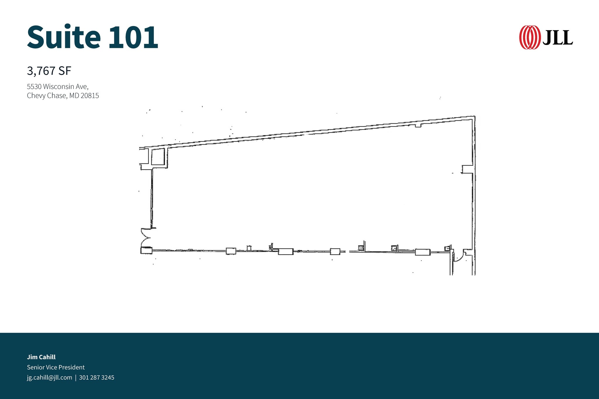 5530 Wisconsin Ave, Chevy Chase, MD for lease Floor Plan- Image 1 of 1