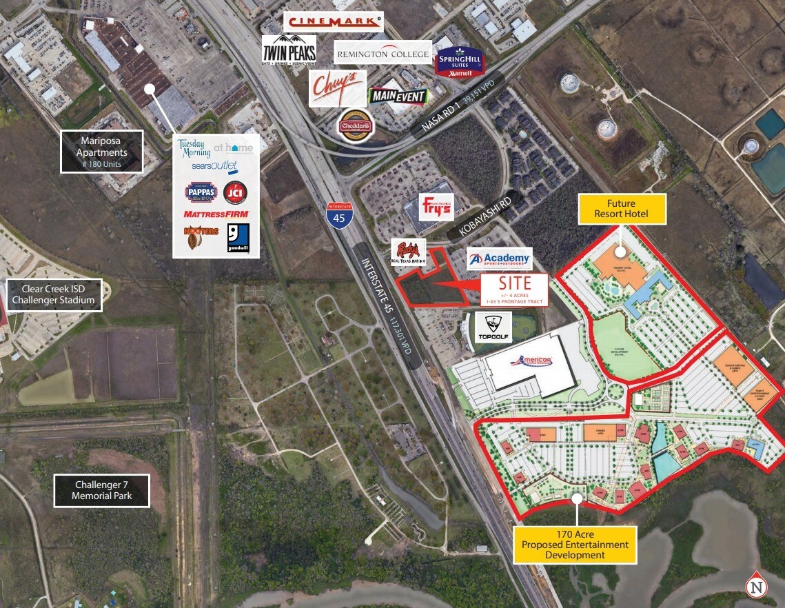 I-45 & Kobayashi Dr, Webster, TX for sale Building Photo- Image 1 of 1