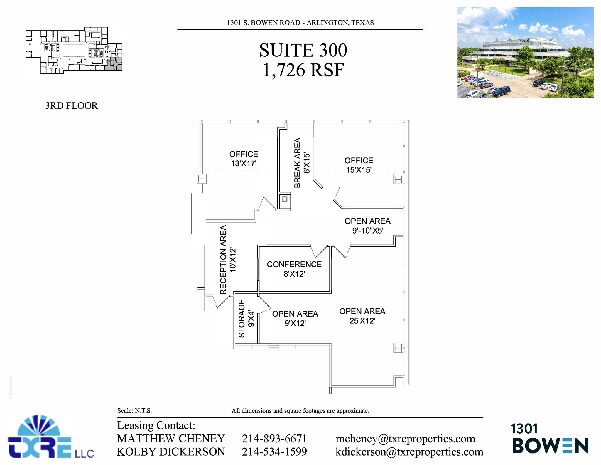 1301 S Bowen Rd, Arlington, TX for lease Floor Plan- Image 1 of 1