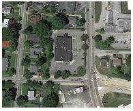 224 S Main St, Franklin, KY - aerial  map view