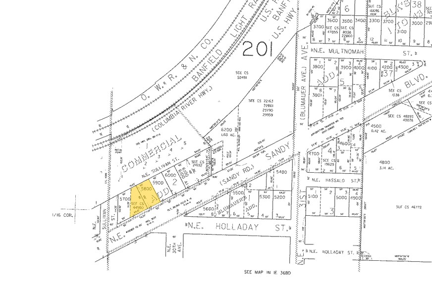 2935-2945 NE Sandy Blvd, Portland, OR for sale - Plat Map - Image 3 of 12