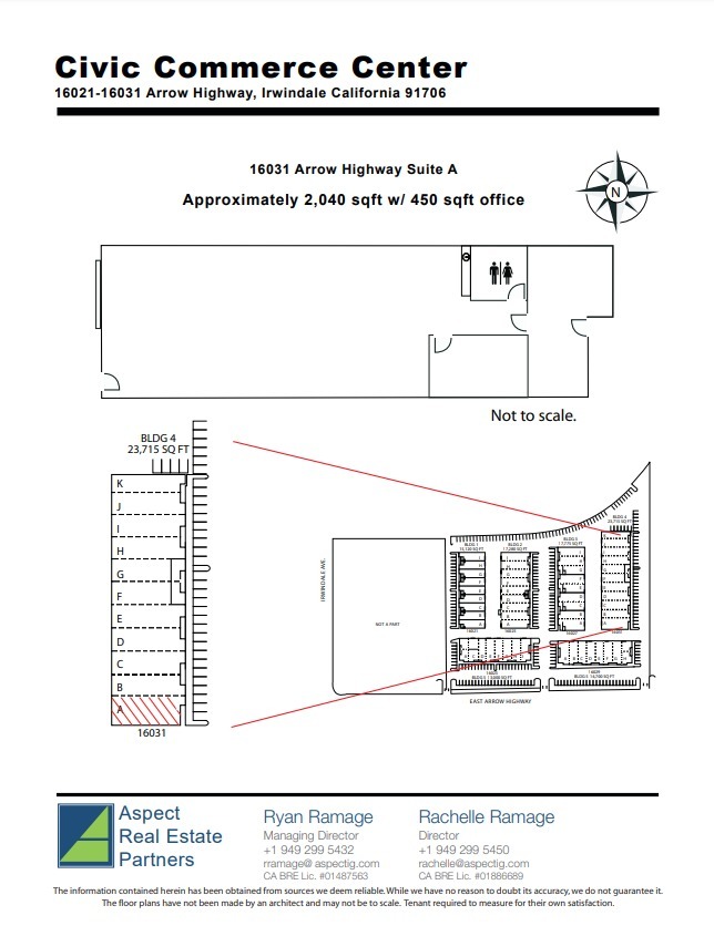 16021 Arrow Hwy, Irwindale, CA for lease Floor Plan- Image 1 of 1