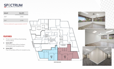 16861 Ventura Blvd, Encino, CA for lease Floor Plan- Image 2 of 5