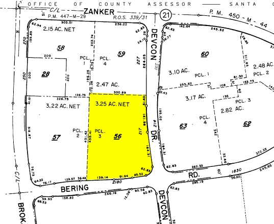 215-217 Devcon Dr, San Jose, CA for lease - Plat Map - Image 3 of 9