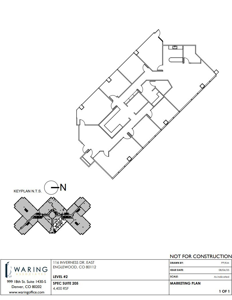 116 Inverness Dr E, Englewood, CO for lease Floor Plan- Image 1 of 1