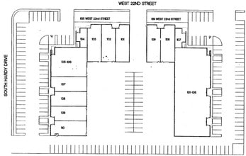 835 W 22nd St, Tempe, AZ for lease Site Plan- Image 1 of 1