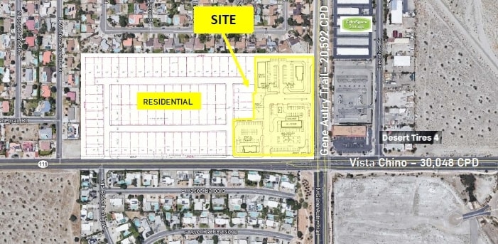 NWC Vista Chino & Gene Autry Trl, Palm Springs, CA for lease Primary Photo- Image 1 of 3