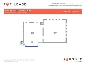 2218 Bryan St, Dallas, TX for lease Floor Plan- Image 1 of 1