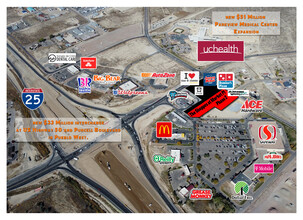 US Hwy 50, Pueblo West, CO - aerial  map view