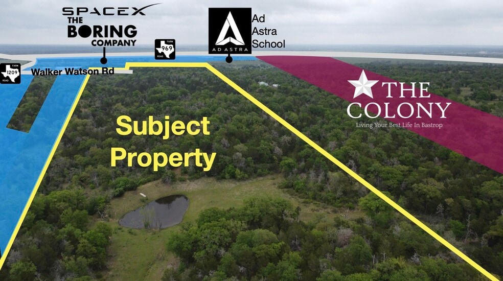 Walker-Watson Rd, Bastrop, TX for sale - Building Photo - Image 2 of 4