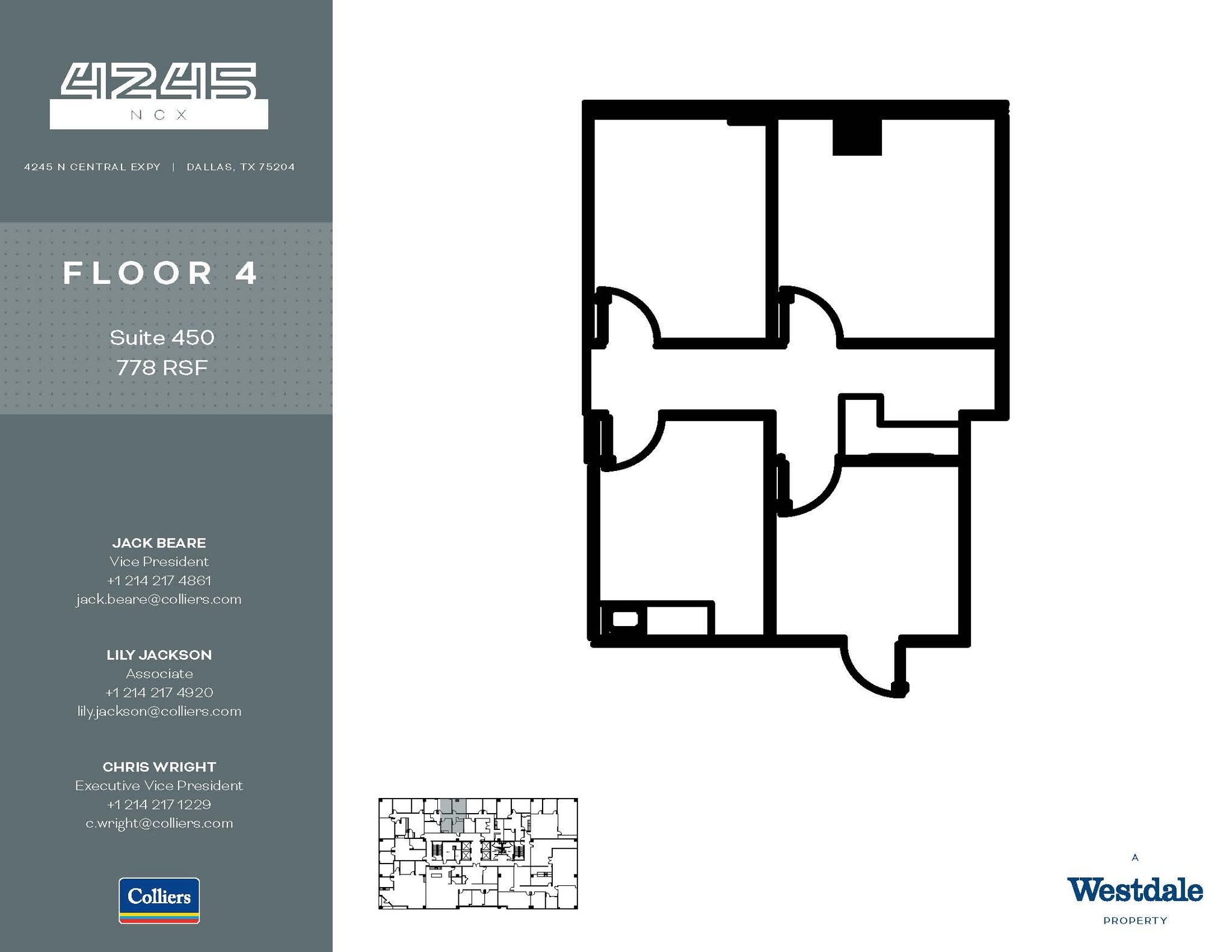 4245 N Central Expy, Dallas, TX for lease Floor Plan- Image 1 of 1