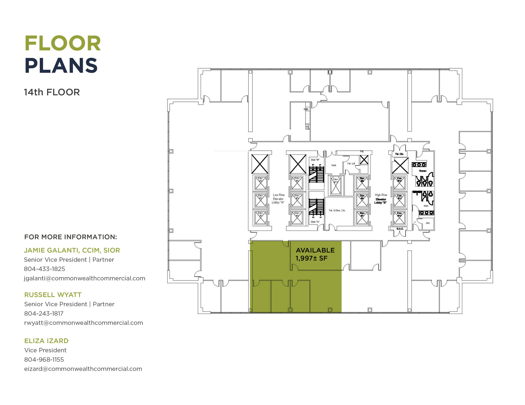 919 E Main St, Richmond, VA for lease Floor Plan- Image 1 of 1