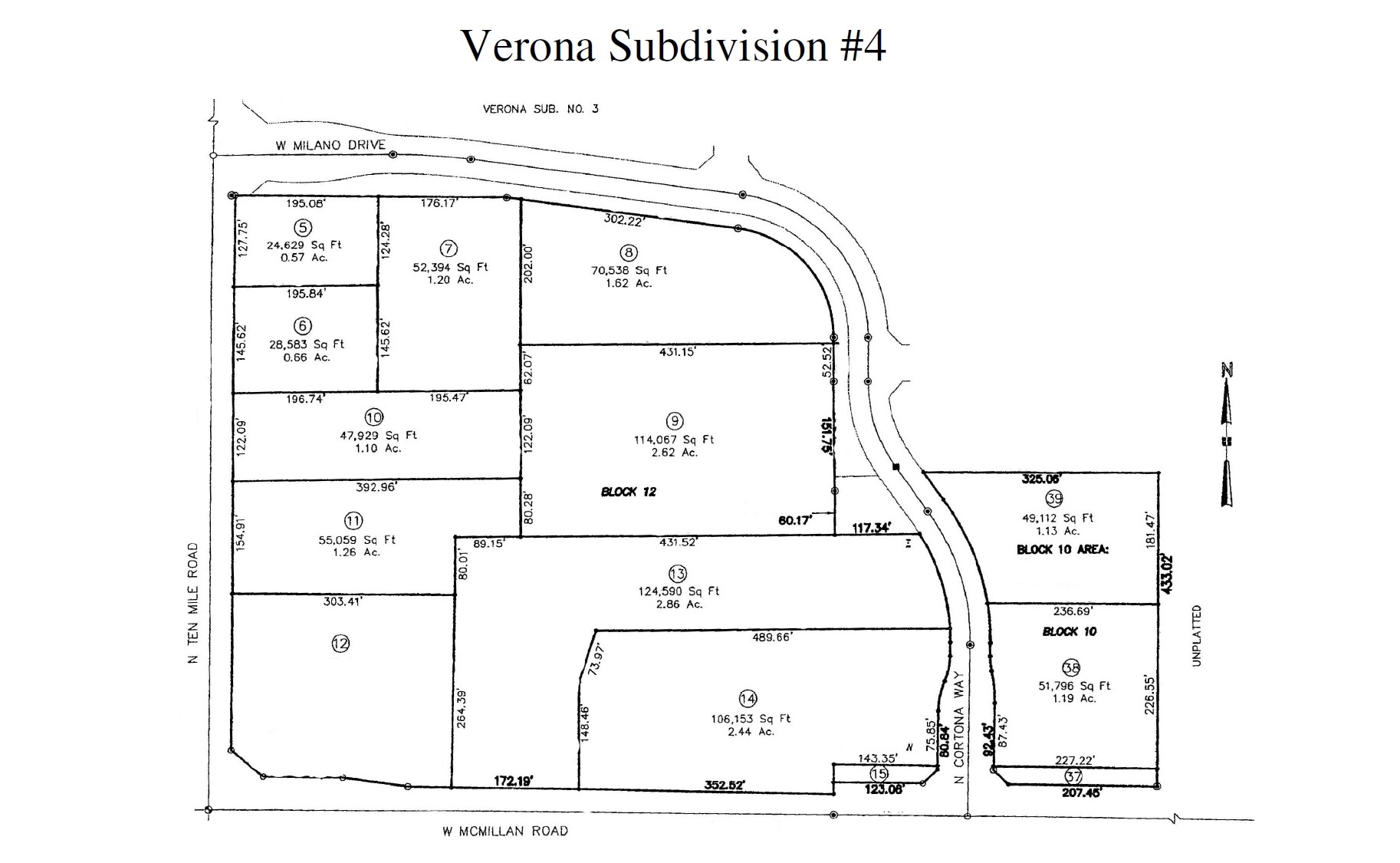 4900 Cortona Way, Meridian, ID for sale Plat Map- Image 1 of 1