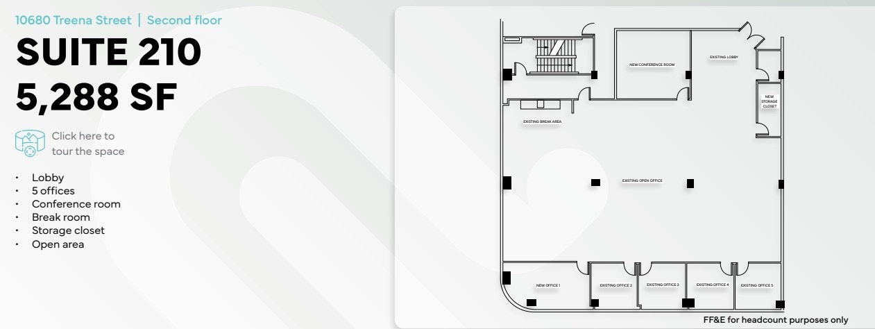 10680 Treena St, San Diego, CA for lease Floor Plan- Image 1 of 5