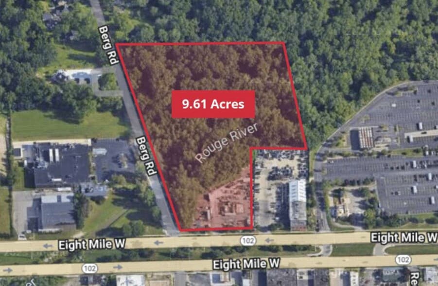 Berg Rd & W 8 Mile Rd, Southfield, MI for lease - Building Photo - Image 1 of 1