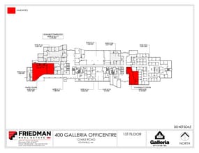 300 Galleria Officentre, Southfield, MI for lease Floor Plan- Image 1 of 1