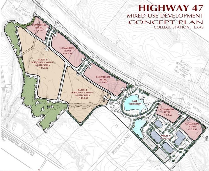 Highway 47, Bryan, TX for sale - Site Plan - Image 2 of 3