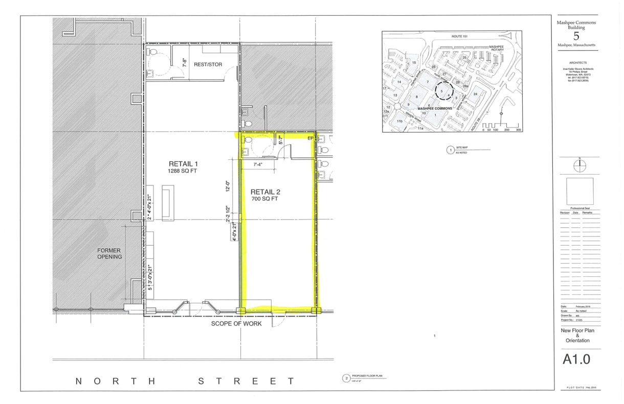 16-38 Nathan Ellis Hwy, Mashpee, MA for lease Floor Plan- Image 1 of 1