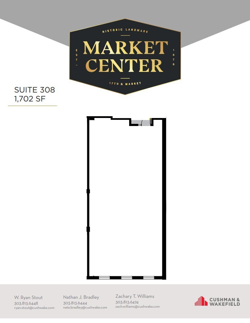1350 17th St, Denver, CO for lease Floor Plan- Image 1 of 1