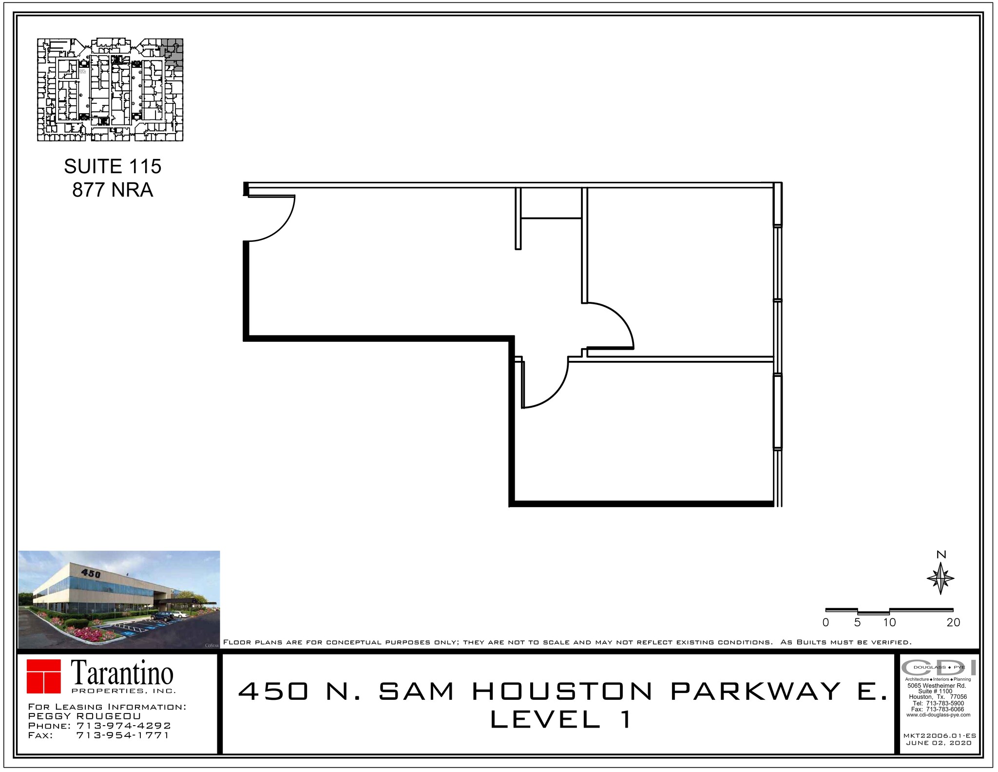 450 N Sam Houston Pky E, Houston, TX for lease Site Plan- Image 1 of 1