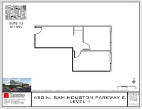 450 N Sam Houston Pky E, Houston, TX for lease Site Plan- Image 1 of 1