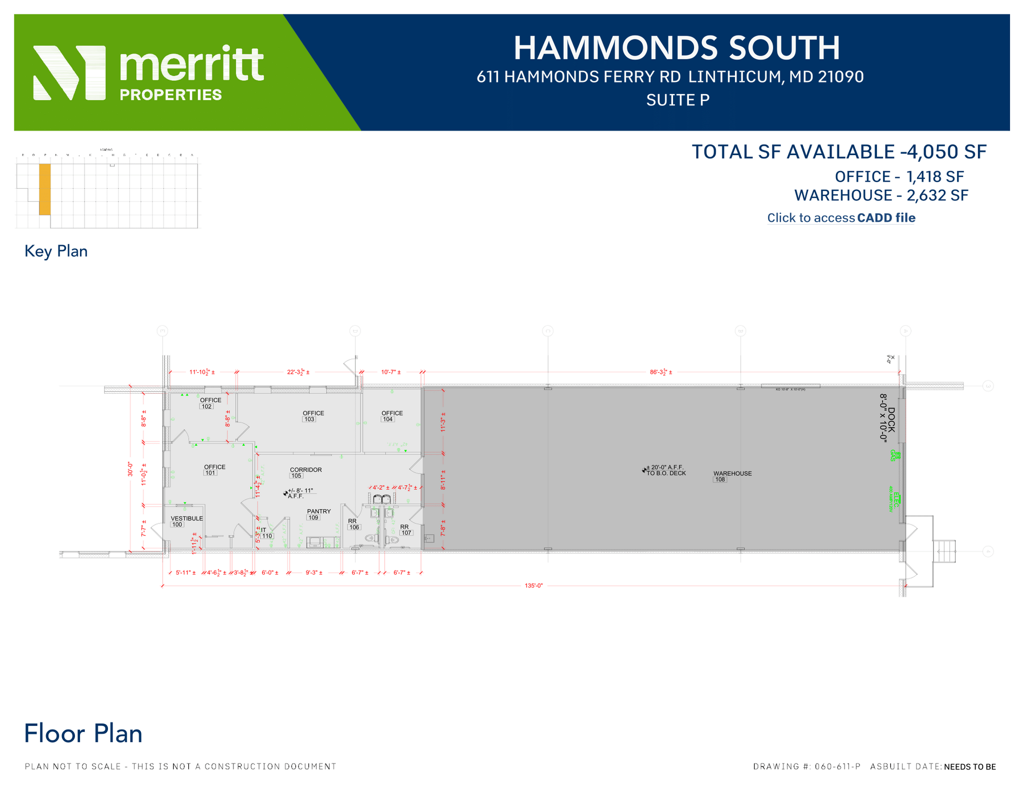 611 Hammonds Ferry Rd, Linthicum, MD for lease Floor Plan- Image 1 of 1