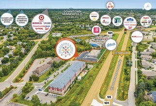 18265 45th Ave N, Plymouth, MN - AERIAL  map view