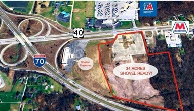 9792 W US 40, New Paris, OH - AERIAL  map view