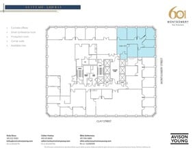 601 Montgomery St, San Francisco, CA for lease Floor Plan- Image 1 of 1