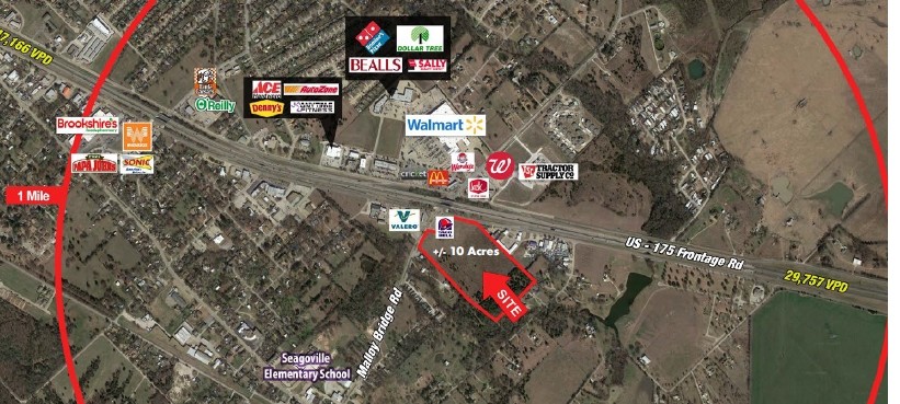 US 175 & Malloy Bridge Rd, Seagoville, TX for lease - Primary Photo - Image 1 of 2