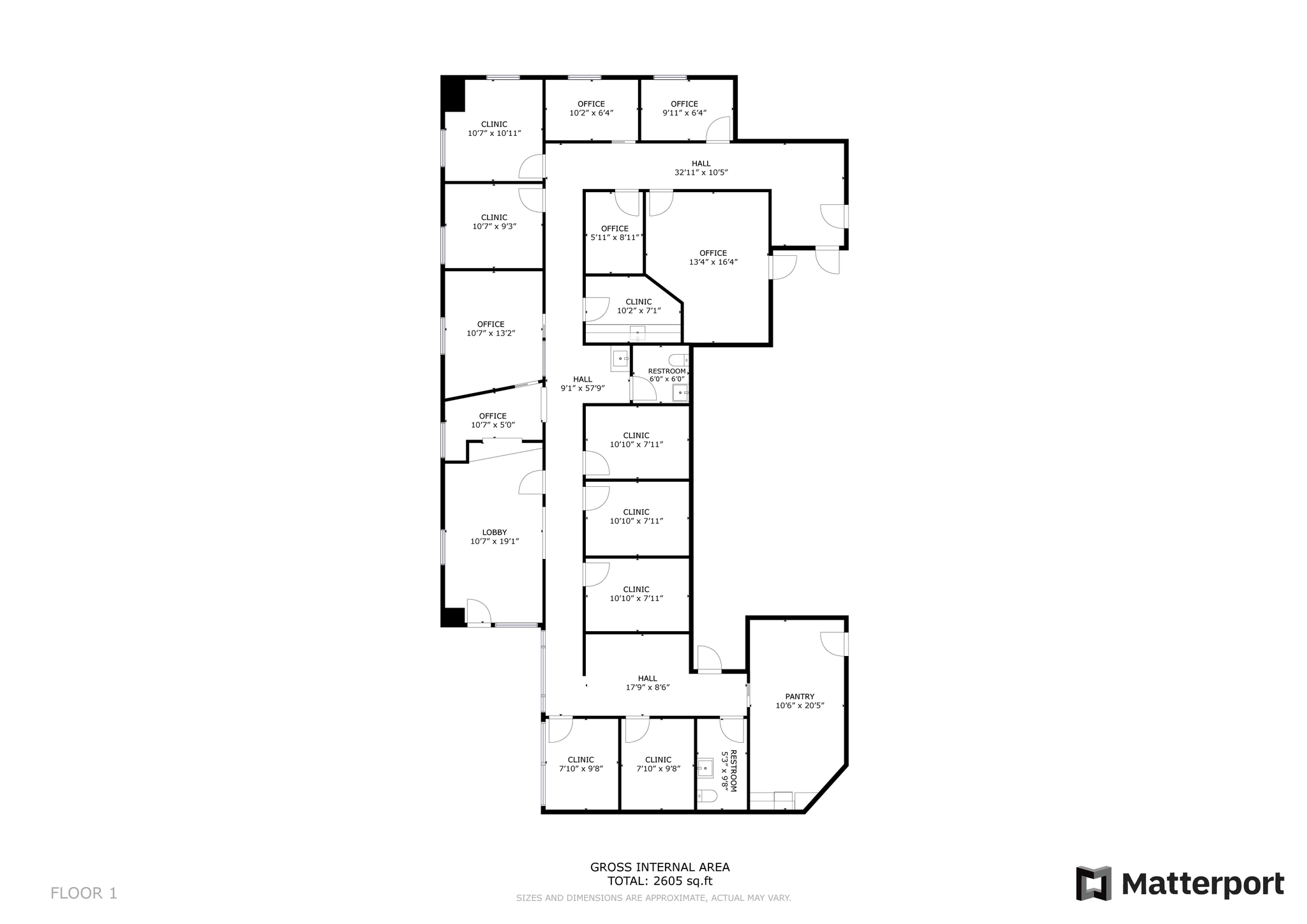 1041 E Yorba Linda Blvd, Placentia, CA for lease Floor Plan- Image 1 of 1