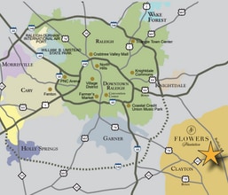 4880 NC 42 E Hwy, Selma, NC - AERIAL  map view