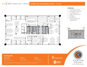 3900 E Mexico Ave, Denver, CO for lease Floor Plan- Image 1 of 2