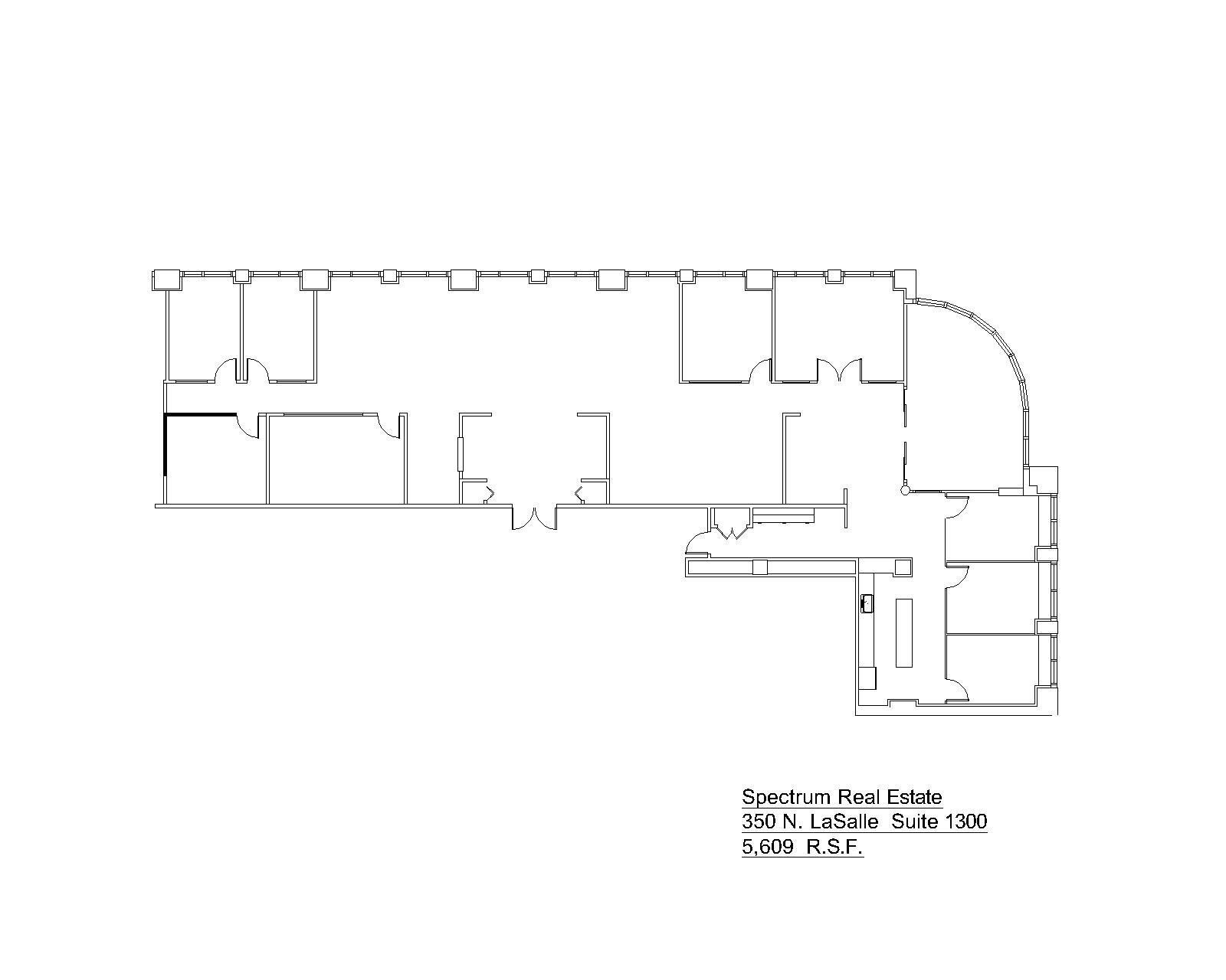 350 N LaSalle St, Chicago, IL for lease Floor Plan- Image 1 of 1