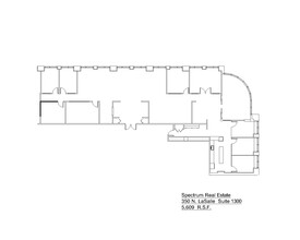 350 N LaSalle St, Chicago, IL for lease Floor Plan- Image 1 of 1